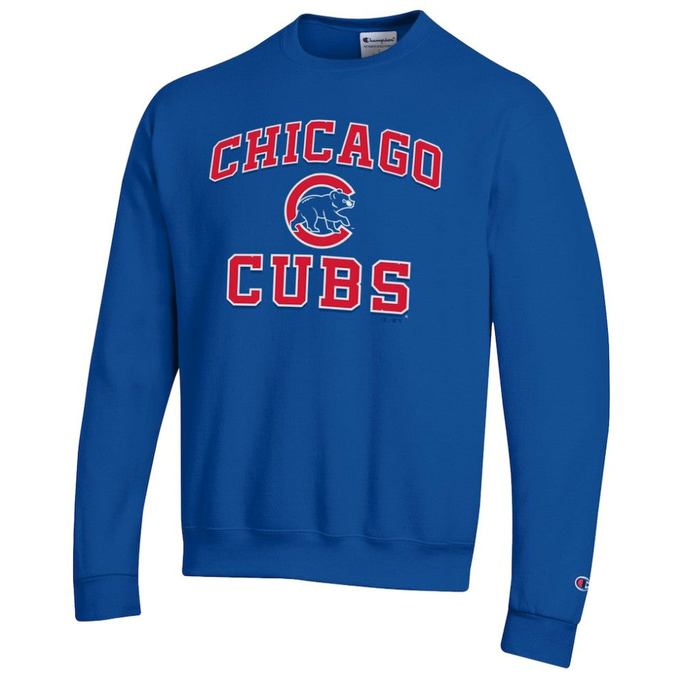 Chicago Cubs Champion Heart & Soul Powerblend Sweatshirt - Royal