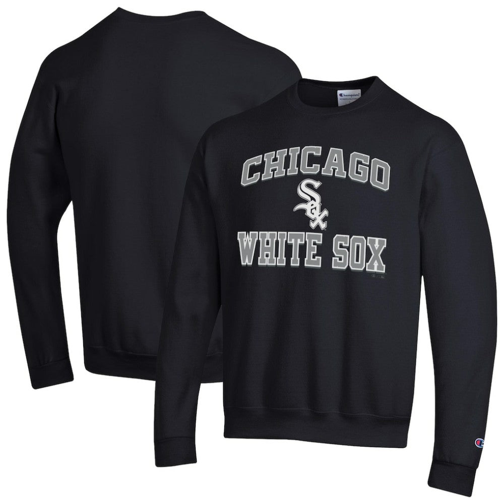 Chicago White Sox Champion Heart & Soul Powerblend Sweatshirt - Black