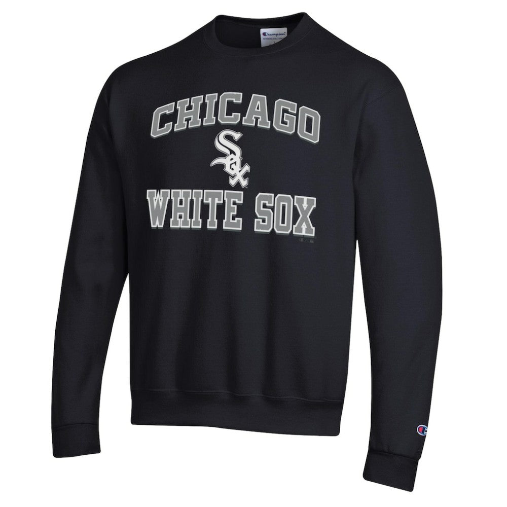 Chicago White Sox Champion Heart & Soul Powerblend Sweatshirt - Black