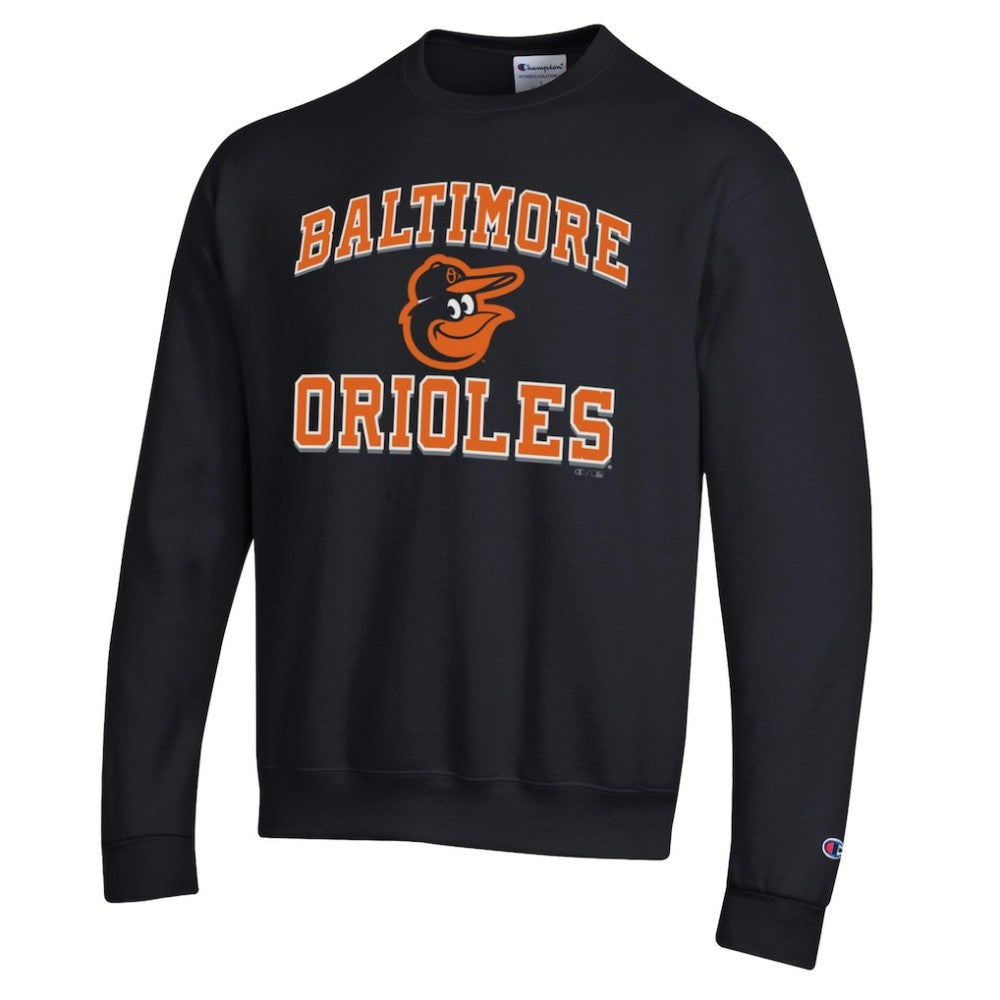 Baltimore Orioles Champion Heart & Soul Powerblend Sweatshirt - Black