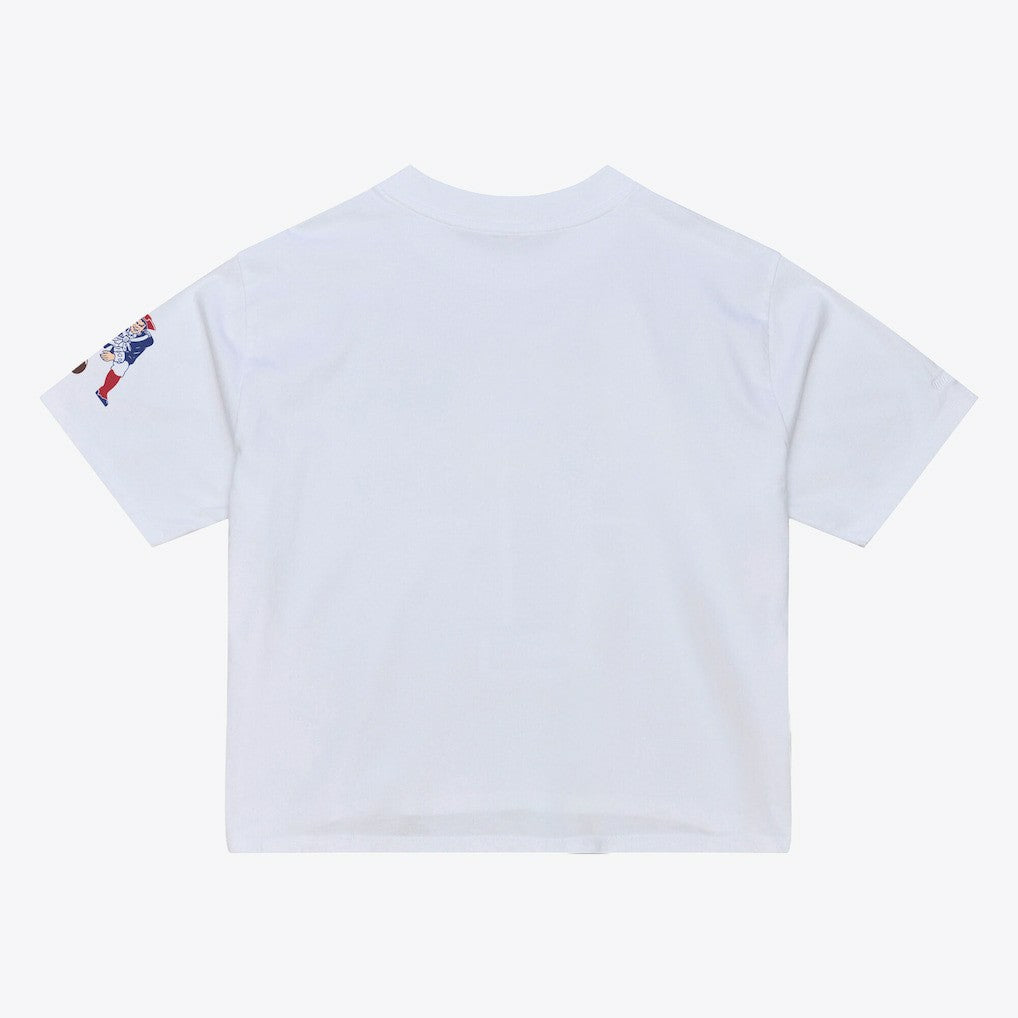 NFL New England Patriots Women's Head Coach Cropped T-Shirt