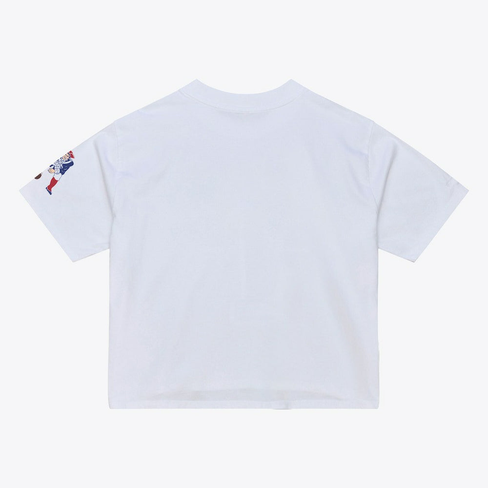 NFL New England Patriots Women's Head Coach Cropped T-Shirt
