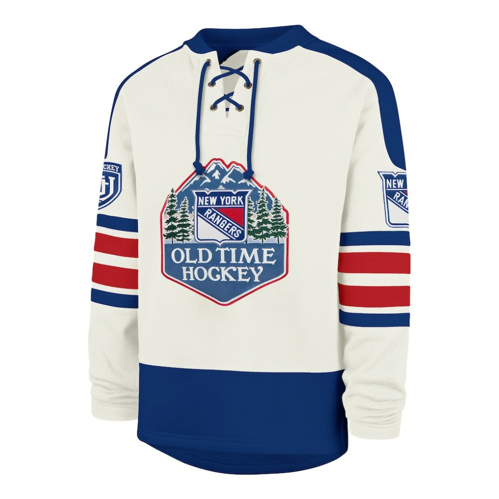 New York Rangers '47 Pond Hockey Trio Eternal Lacer Sweatshirt