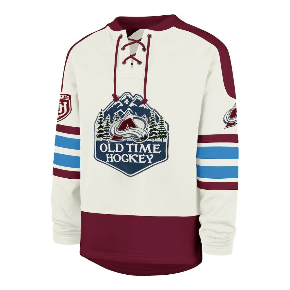 Colorado Avalanche '47 Pond Hockey Trio Eternal Lacer Sweatshirt