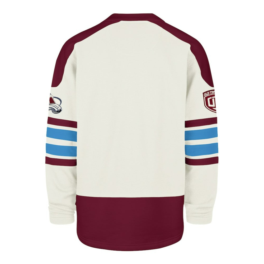 Colorado Avalanche '47 Pond Hockey Trio Eternal Lacer Sweatshirt