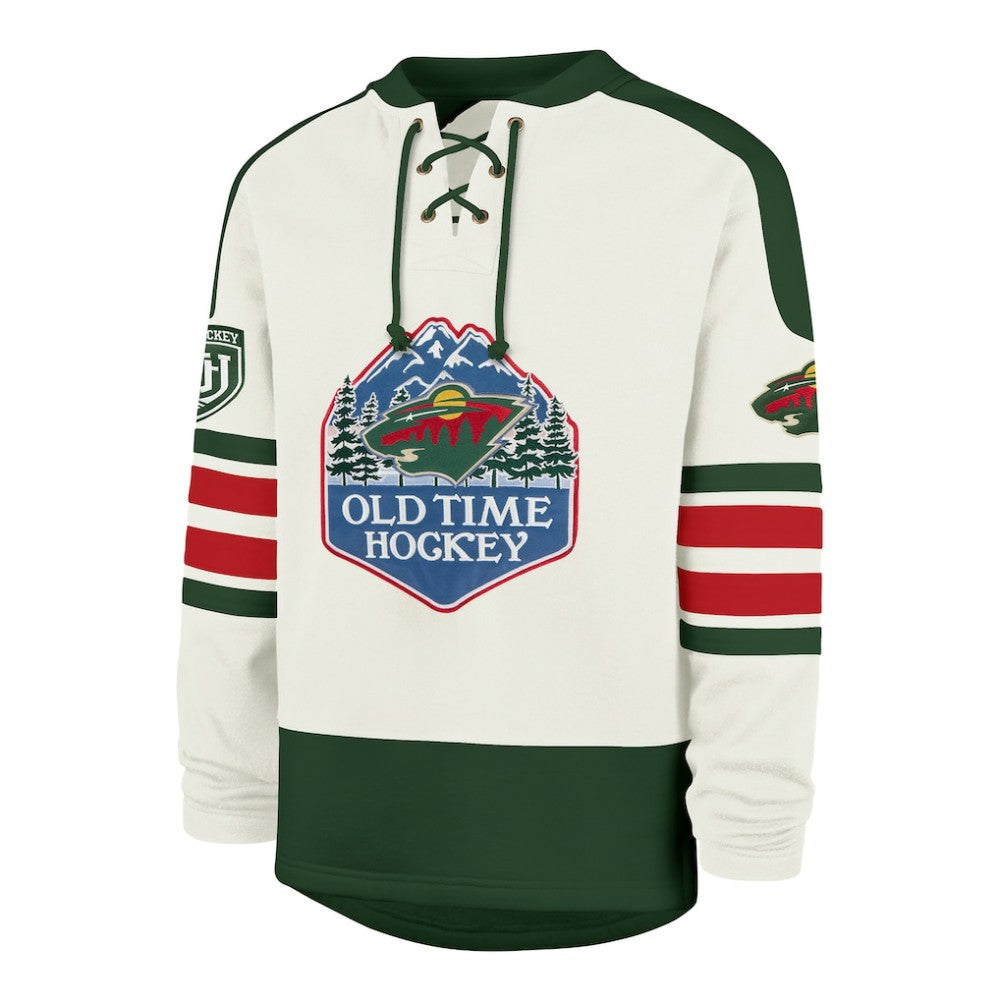 Minnesota Wild '47 Pond Hockey Trio Eternal Lacer Sweatshirt