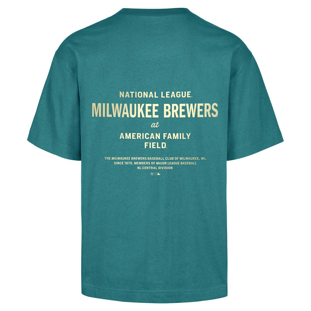 Milwaukee Brewers Leon Foundation T-Shirt - Hunter Green | 47 brand