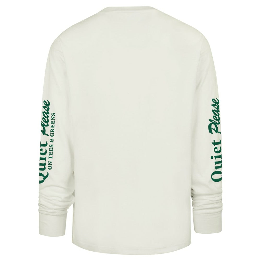 Detroit Tigers Quiet Please Foundation Long Sleeve T-Shirt - Cream | 47 brand