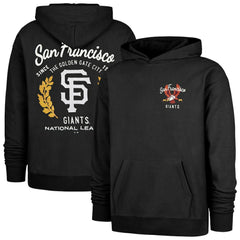 San Francisco Giants Souvenir Laurels Foundation Hoodie - Black | 47 brand