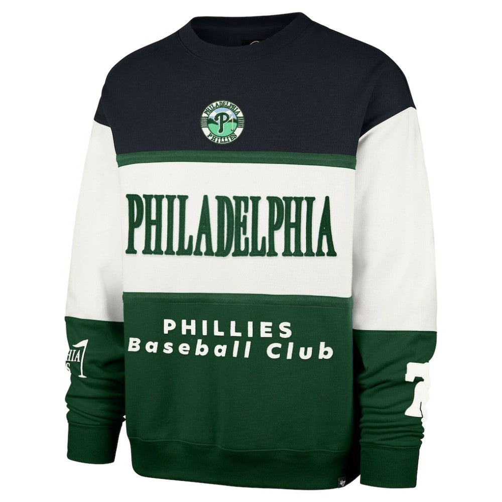 Philadelphia Phillies Tee Up Maximalist Fleece Sweatshirt - Green | 47 brand