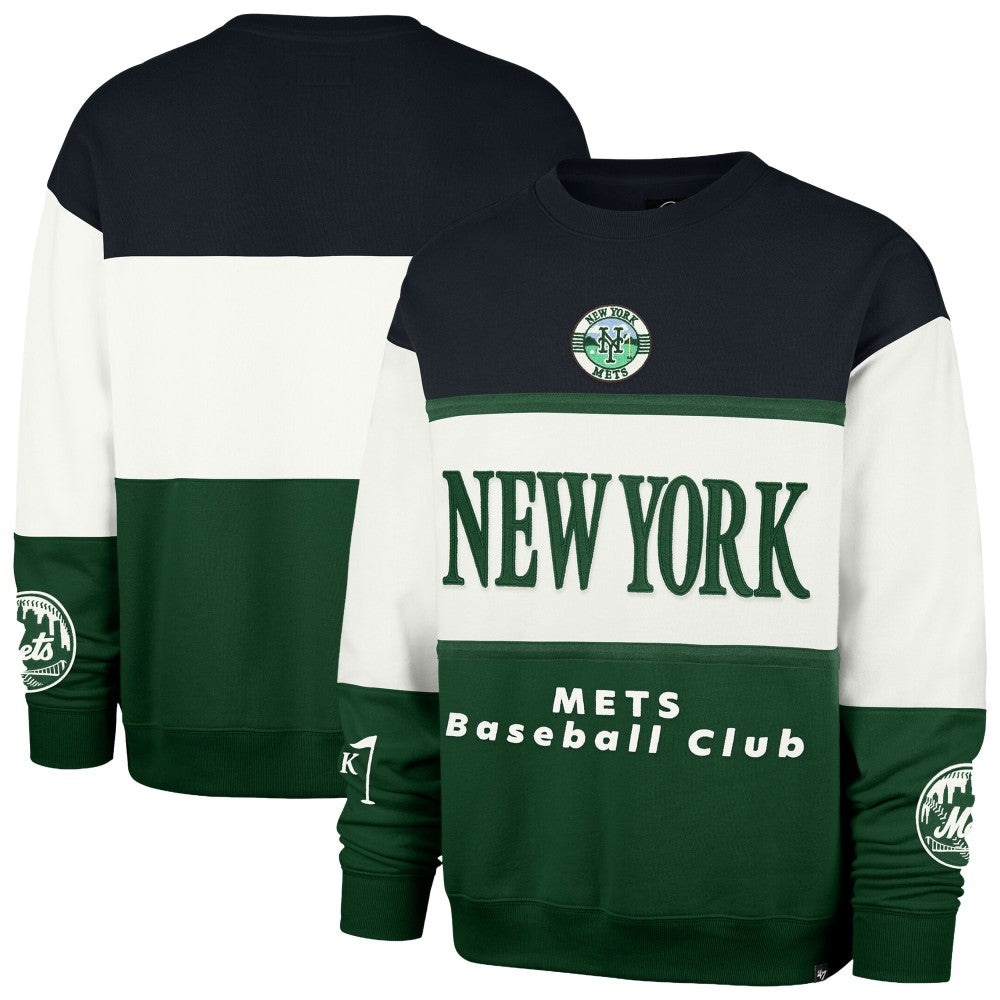 New York Mets Tee Up Maximalist Fleece Sweatshirt - Green | 47 brand