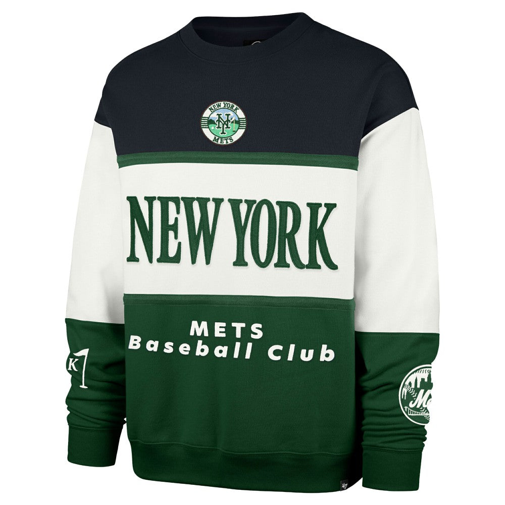 New York Mets Tee Up Maximalist Fleece Sweatshirt - Green | 47 brand