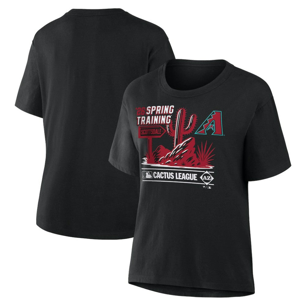 Arizona Diamondbacks Women's 2026 Spring Training Cactus League Hometown Special T-Shirt - Black