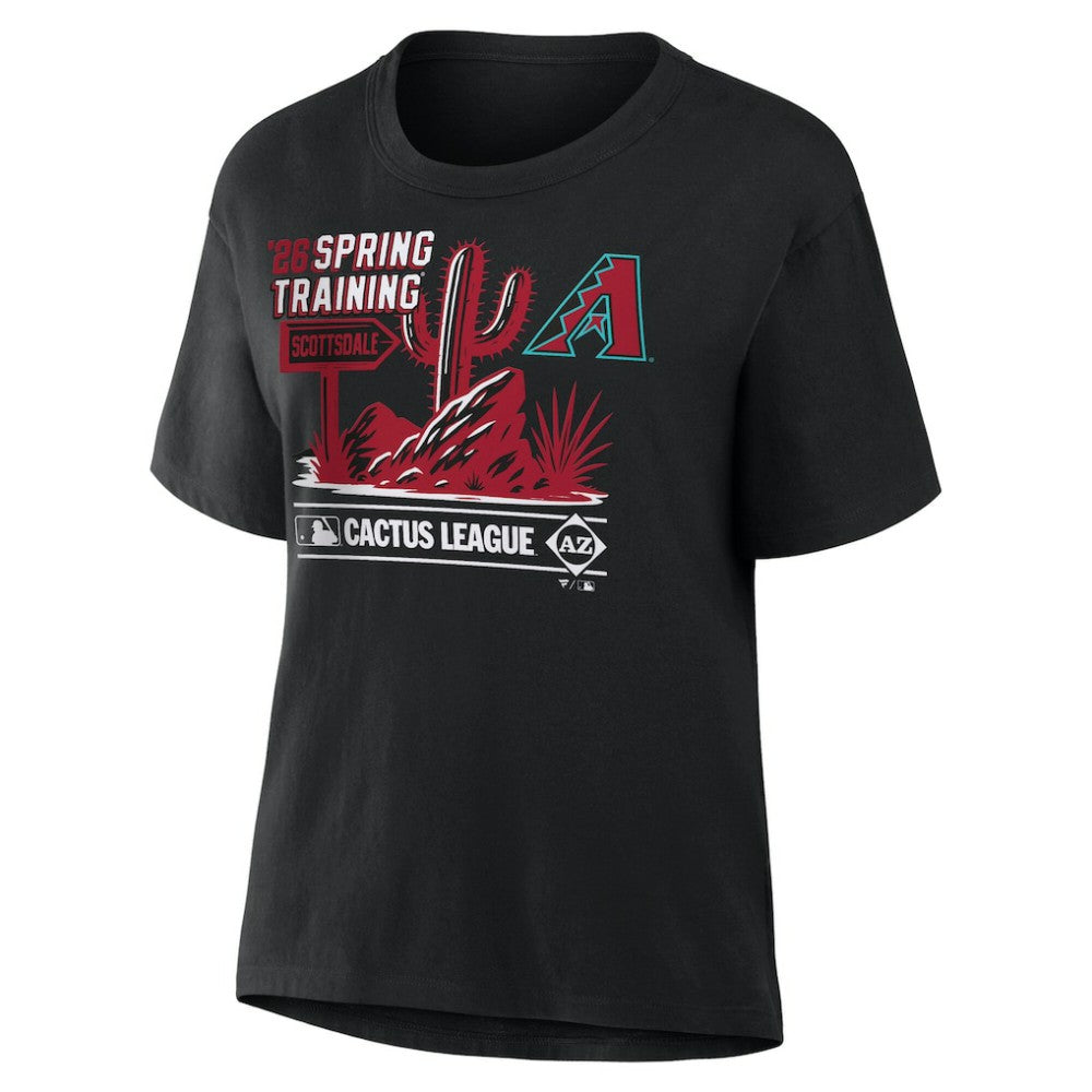 Arizona Diamondbacks Women's 2026 Spring Training Cactus League Hometown Special T-Shirt - Black