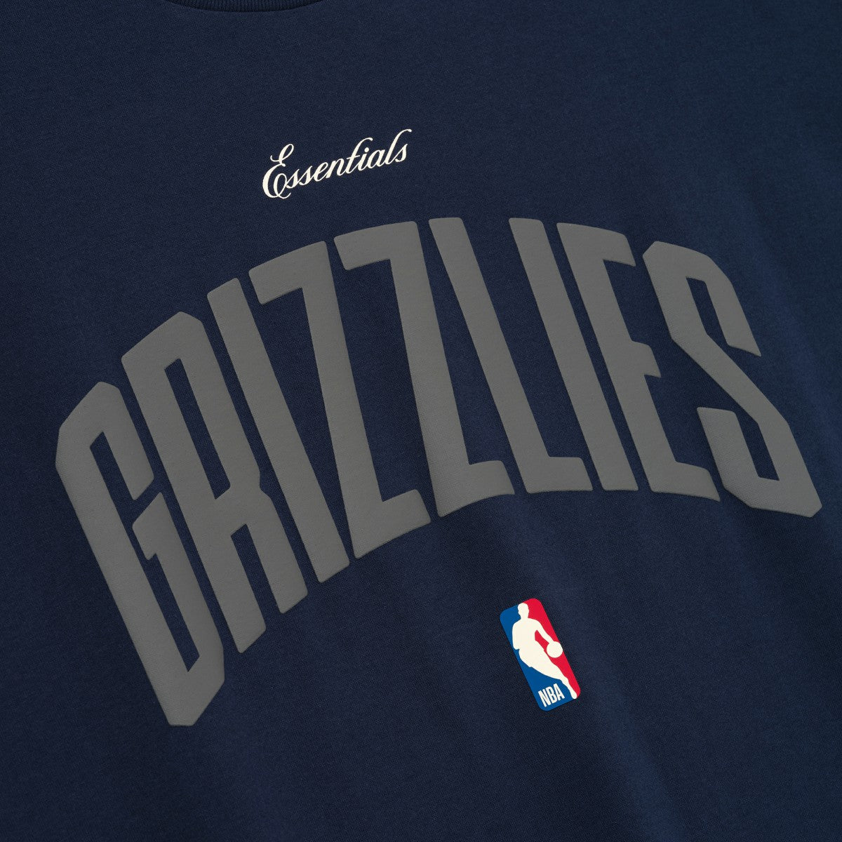 Memphis Grizzlies Fear of God x NBA Unisex 90s Fit T-Shirt - Navy sale