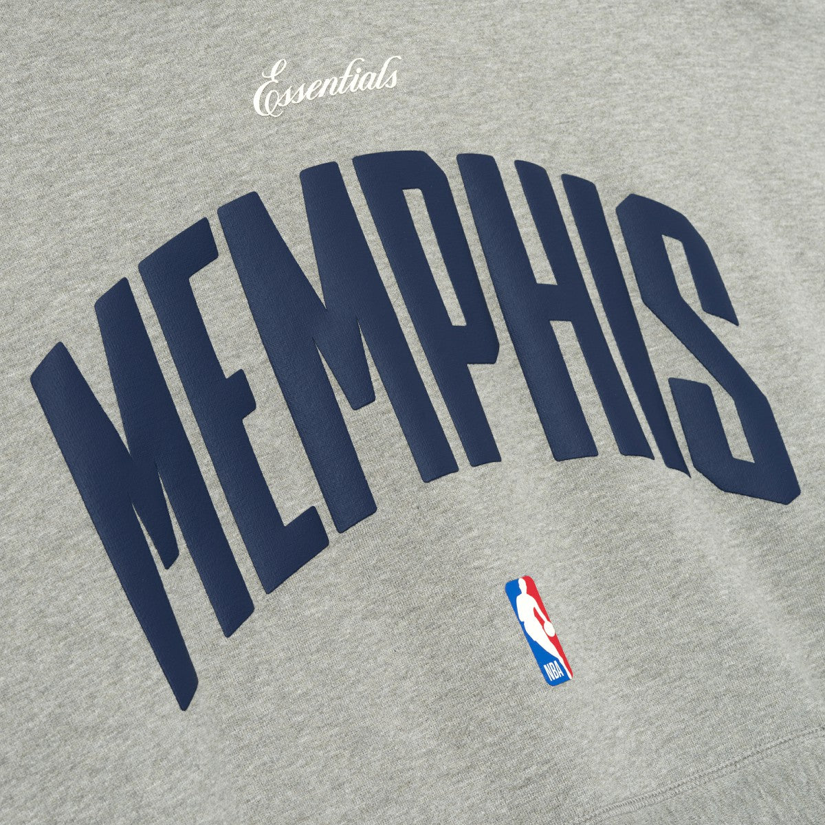 Memphis Grizzlies Fear of God x NBA Unisex 90s Hoodie - Heather Gray for sale