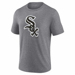 Chicago White Sox Heritage Personalized Any Name & Number Tri-Blend T-Shirt - Gray