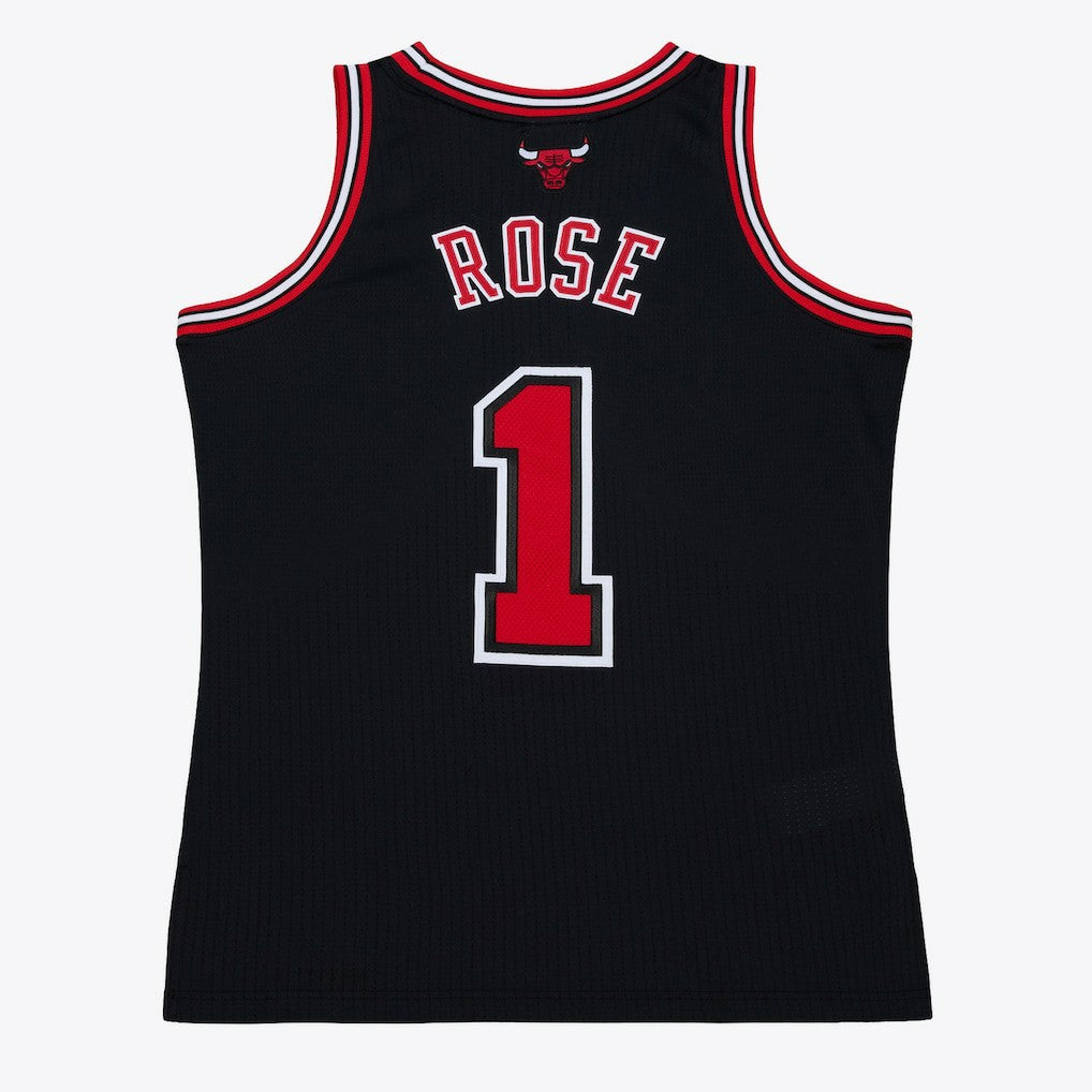 Derrick Rose Chicago Bulls 2010-11 Authentic Jersey sale - Black | Mitchell & Ness cheap