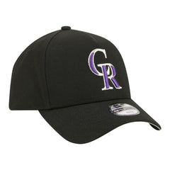 Colorado Rockies Youth 9FORTY A-Frame Adjustable Hat - Black | New Era