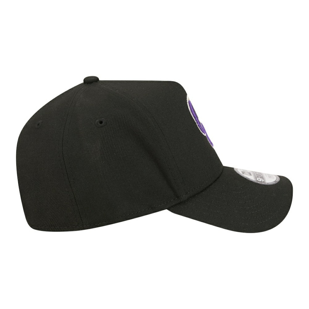 Colorado Rockies Youth 9FORTY A-Frame Adjustable Hat - Black | New Era
