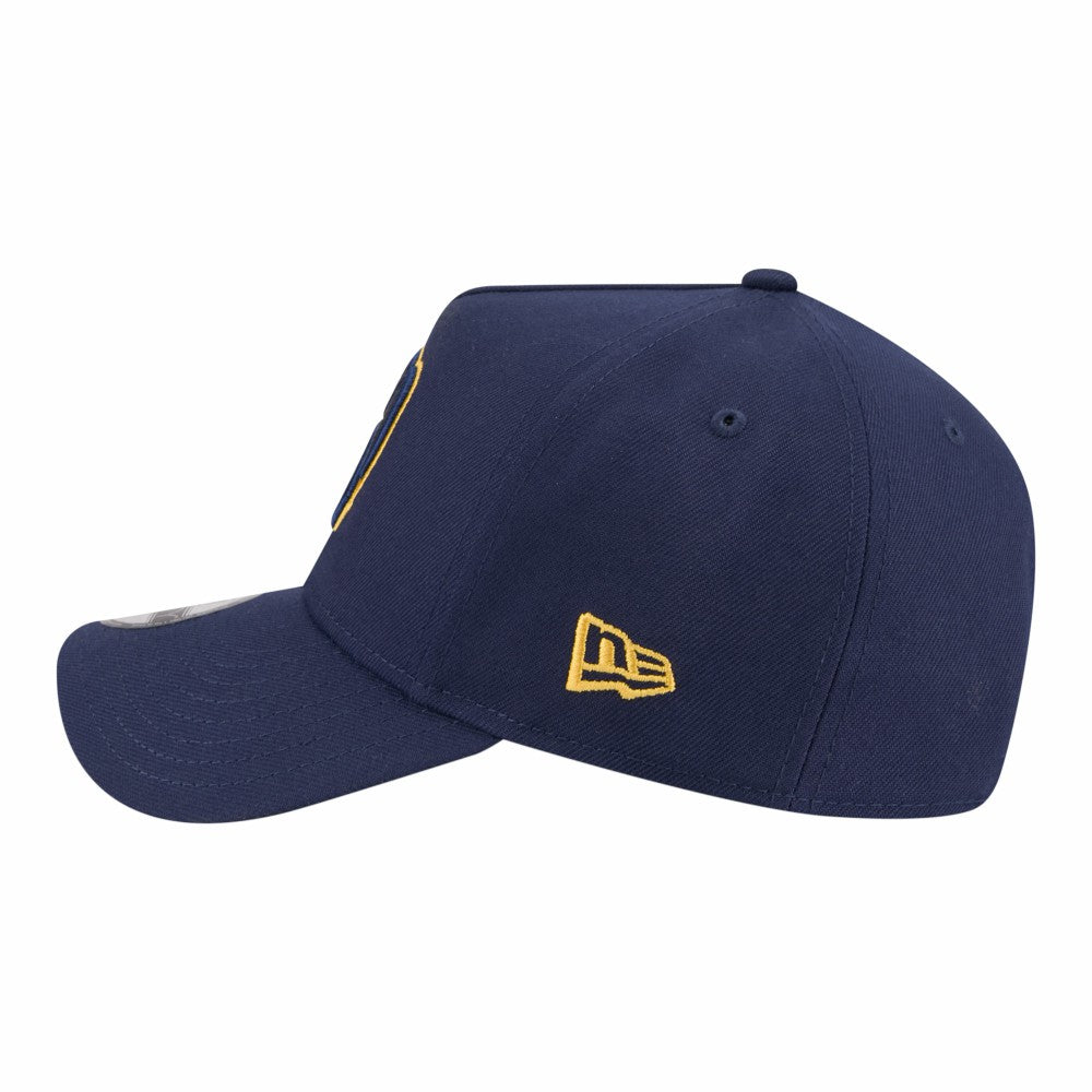 Milwaukee Brewers Youth 9FORTY A-Frame Adjustable Hat - Navy | New Era