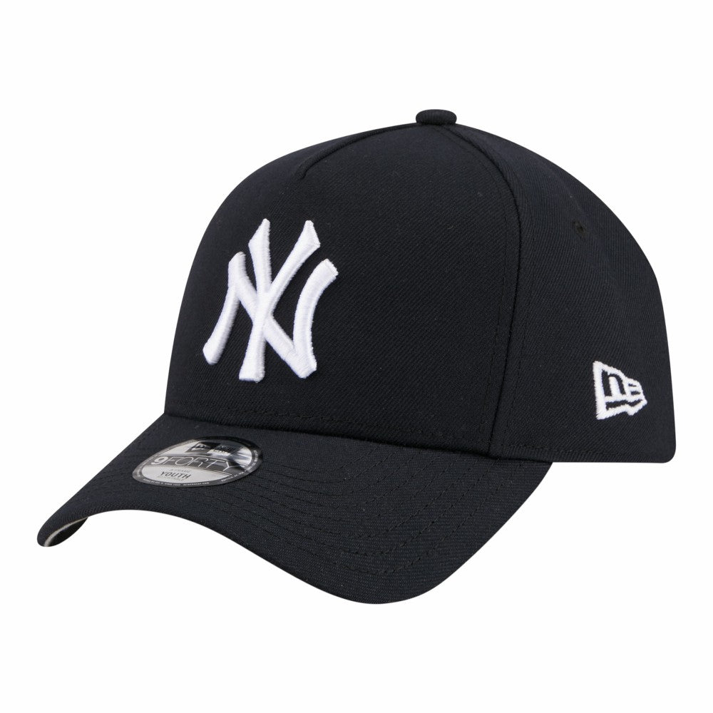 New York Yankees Youth 9FORTY A-Frame Adjustable Hat - Navy | New Era