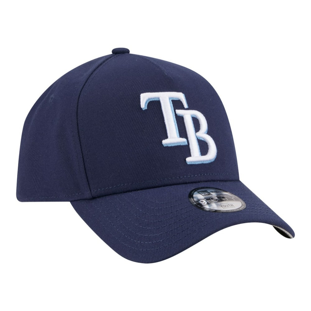 Tampa Bay Rays Youth 9FORTY A-Frame Adjustable Hat - Navy | New Era