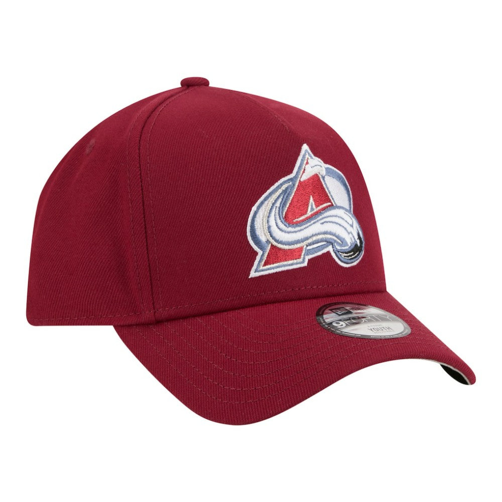 Colorado Avalanche New Era Youth 9FORTY A-Frame Adjustable Hat
