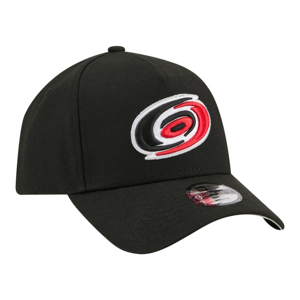 Carolina Hurricanes New Era Youth 9FORTY A-Frame Adjustable Hat