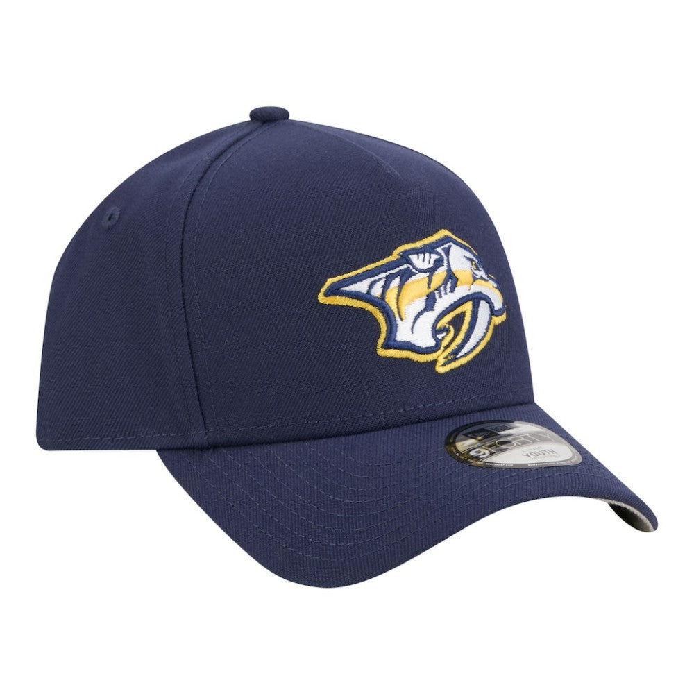 Nashville Predators New Era Youth 9FORTY A-Frame Adjustable Hat