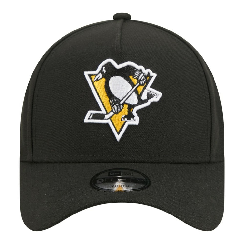 Pittsburgh Penguins New Era Youth 9FORTY A-Frame Adjustable Hat