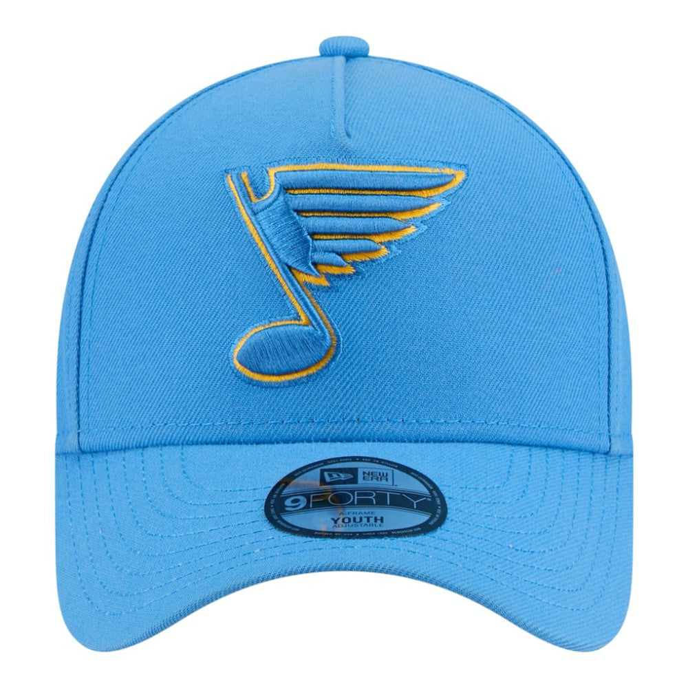 St. Louis Blues New Era Youth 9FORTY A-Frame Adjustable Hat