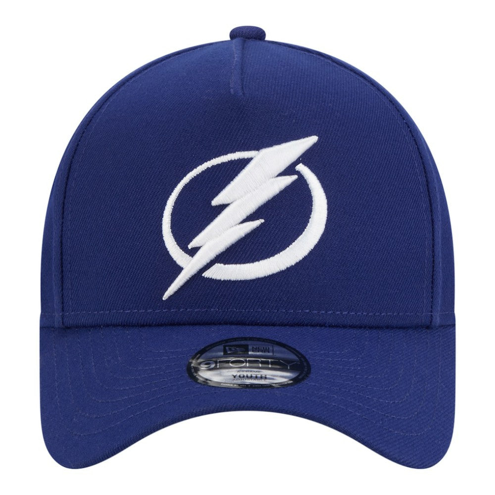 Tampa Bay Lightning New Era Youth 9FORTY A-Frame Adjustable Hat