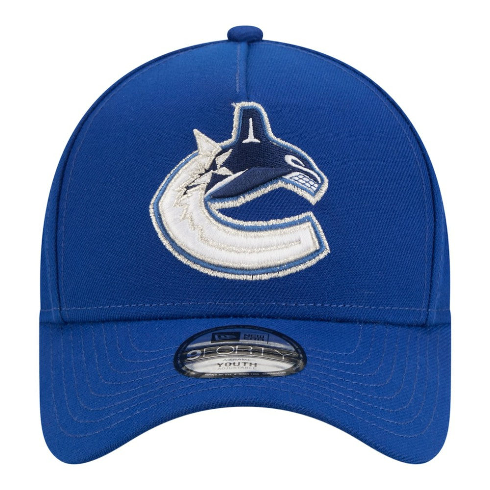 Vancouver Canucks New Era Youth 9FORTY A-Frame Adjustable Hat