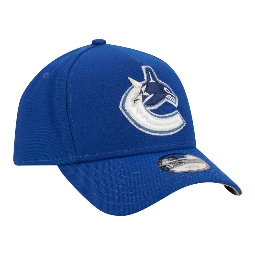 Vancouver Canucks New Era Youth 9FORTY A-Frame Adjustable Hat