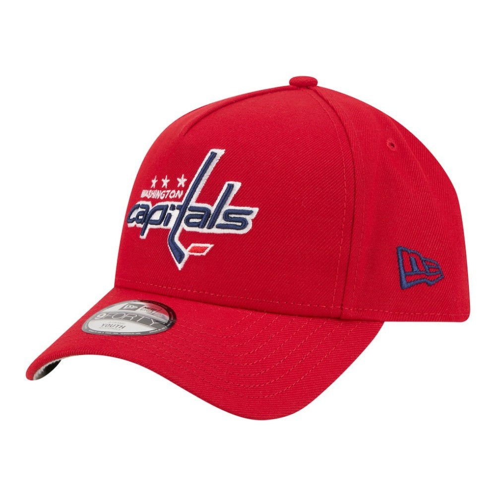 Washington Capitals New Era Youth 9FORTY A-Frame Adjustable Hat