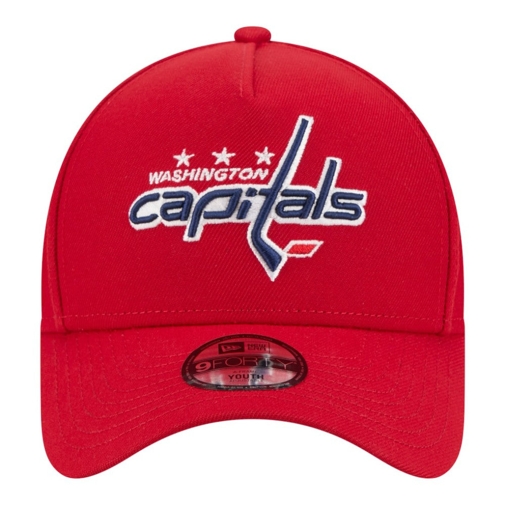 Washington Capitals New Era Youth 9FORTY A-Frame Adjustable Hat