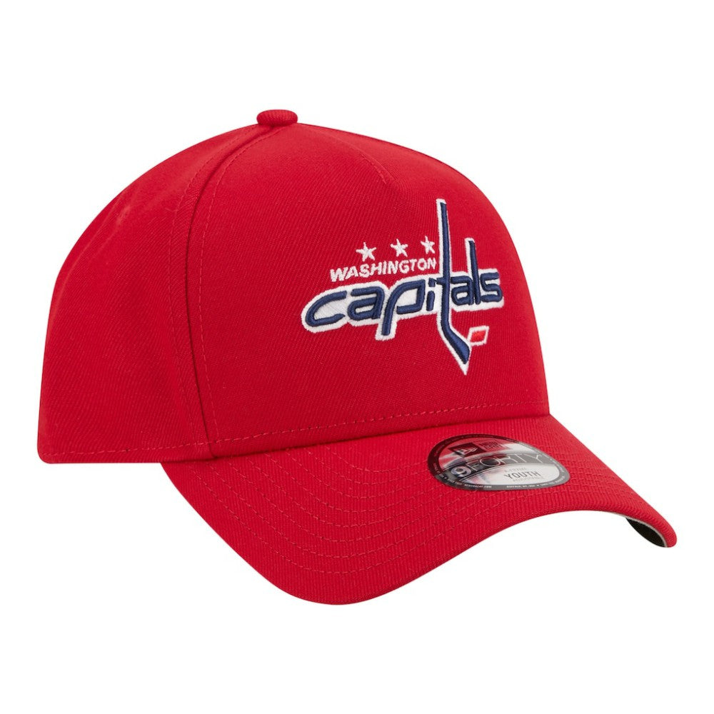 Washington Capitals New Era Youth 9FORTY A-Frame Adjustable Hat