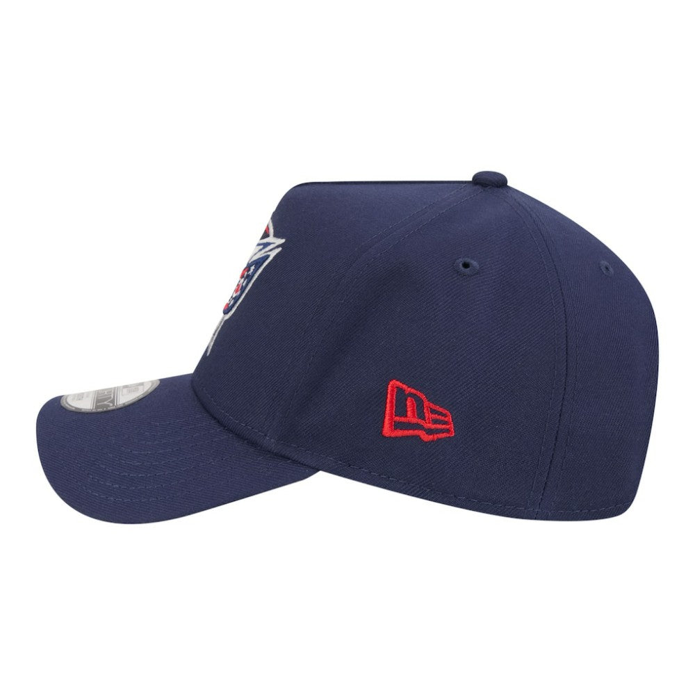 Columbus Blue Jackets New Era Youth 9FORTY A-Frame Adjustable Hat