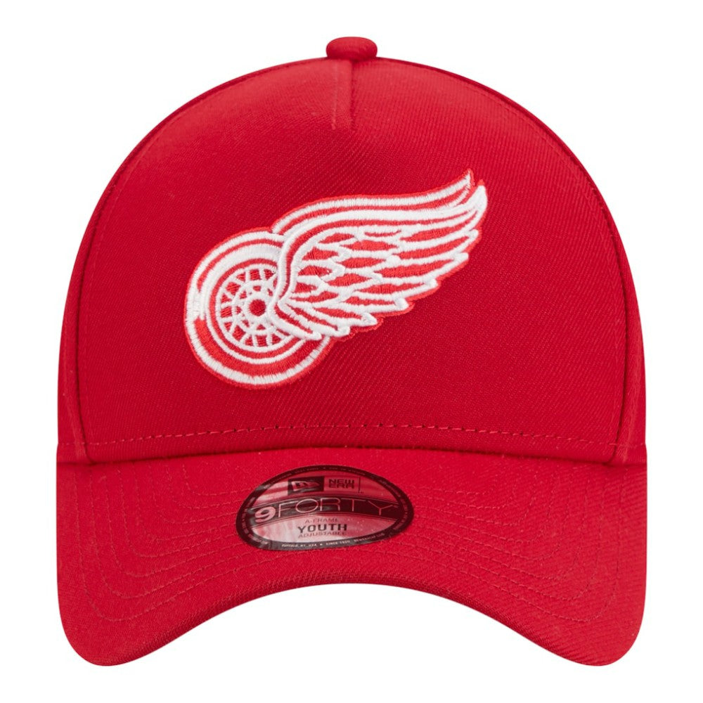 Detroit Red Wings New Era Youth 9FORTY A-Frame Adjustable Hat