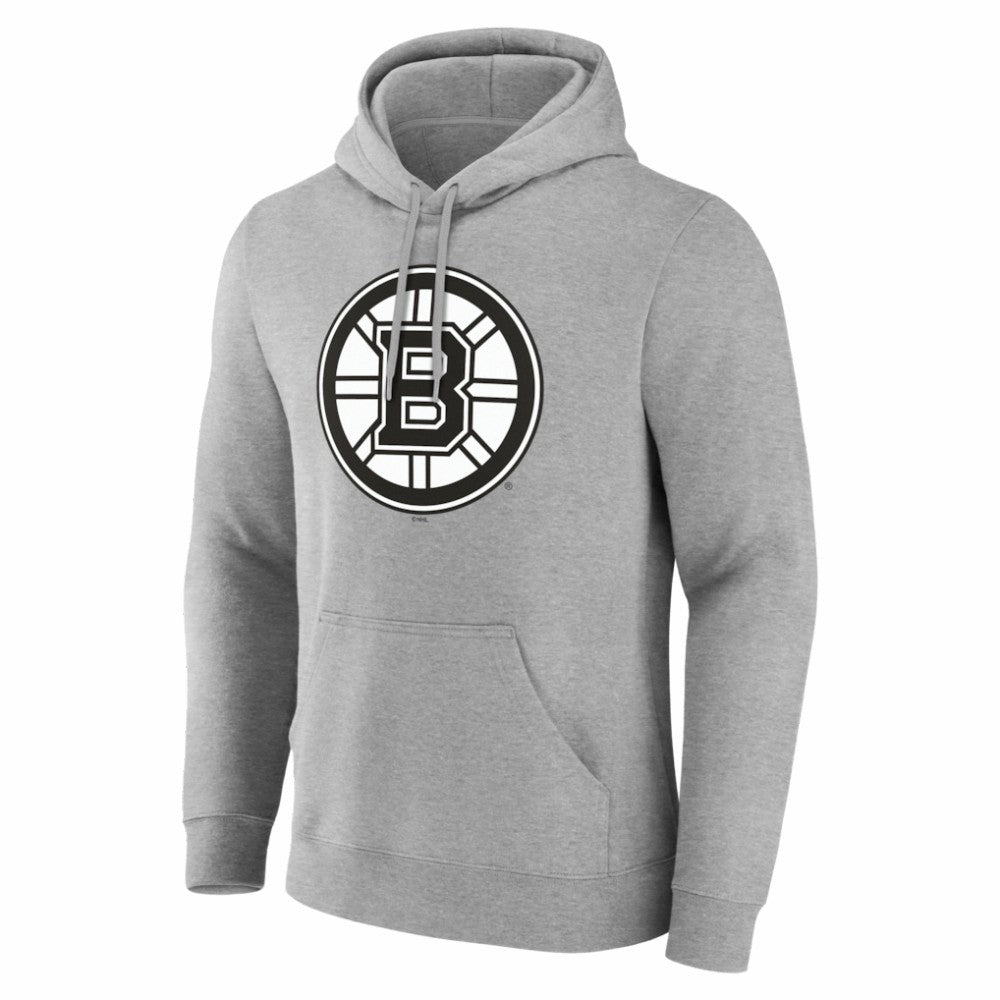 Boston Bruins Big & Tall Personalized Name & Number Monochrome Pullover Hoodie