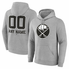 Buffalo Sabres Big & Tall Personalized Name & Number Monochrome Pullover Hoodie