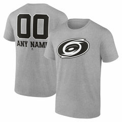 Carolina Hurricanes Big & Tall Personalized Name & Number Monochrome T-Shirt