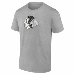 Chicago Blackhawks Big & Tall Personalized Name & Number Monochrome T-Shirt