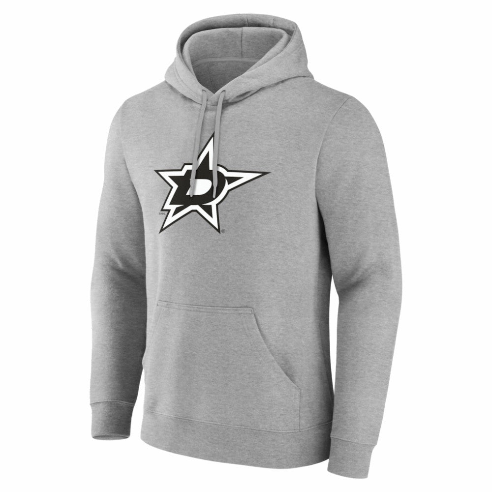Dallas Stars Big & Tall Personalized Name & Number Monochrome Pullover Hoodie