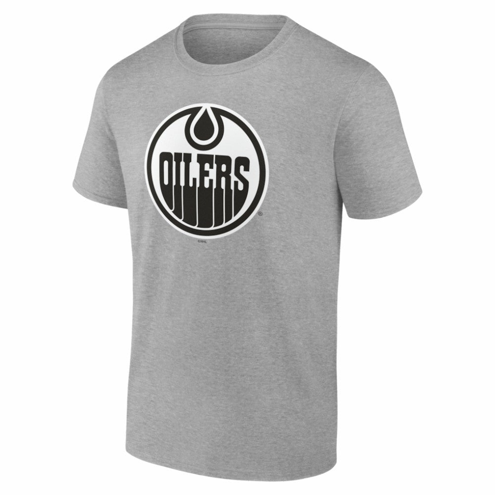 Edmonton Oilers Big & Tall Personalized Name & Number Monochrome T-Shirt