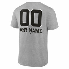Edmonton Oilers Big & Tall Personalized Name & Number Monochrome T-Shirt