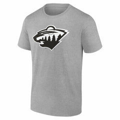 Minnesota Wild Big & Tall Personalized Name & Number Monochrome T-Shirt