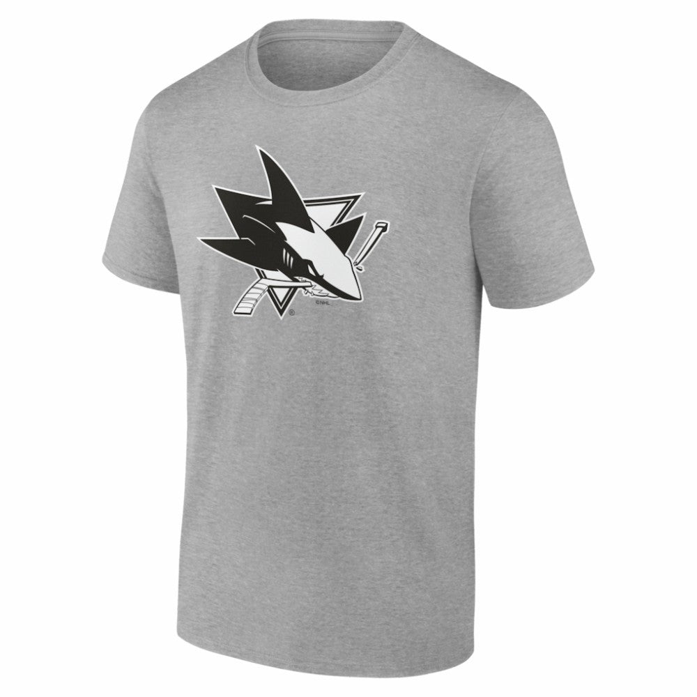 San Jose Sharks Big & Tall Personalized Name & Number Monochrome T-Shirt
