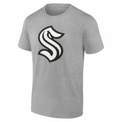 Seattle Kraken Big & Tall Personalized Name & Number Monochrome T-Shirt